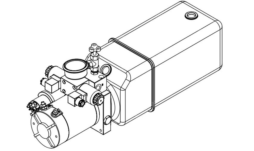 Станция насосная гидравлическая TDDL-00-2002-DC2-0200-00001 12 MPa. DC24V 1,6KW 2500RPM. 2.7cc/r 12L Tank plastic horizontal. DSG-02-3C6-DC24V. Port G3/8" pressure gauge Станция насосная гидравлическая TDDL-00-2002-DC2-0200-00001 12 MPa. DC24V 1,6KW 2500RPM. 2.7cc/r 12L Tank plastic horizontal. DSG-02-3C6-DC24V. Port G3/8" pressure gauge