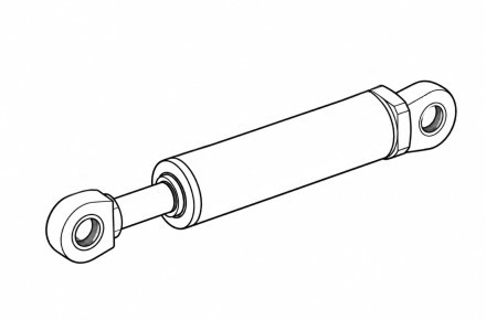 Гидроцилиндр поворота ЦГ-100.60х250.32
