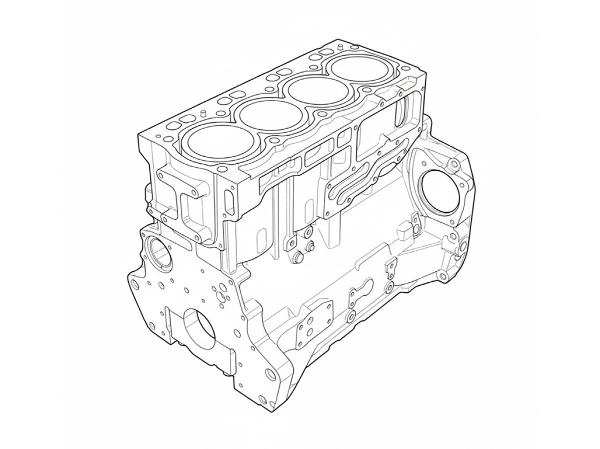 Болт скобы крепления форсунки Perkins 2314W009 (оригинал)