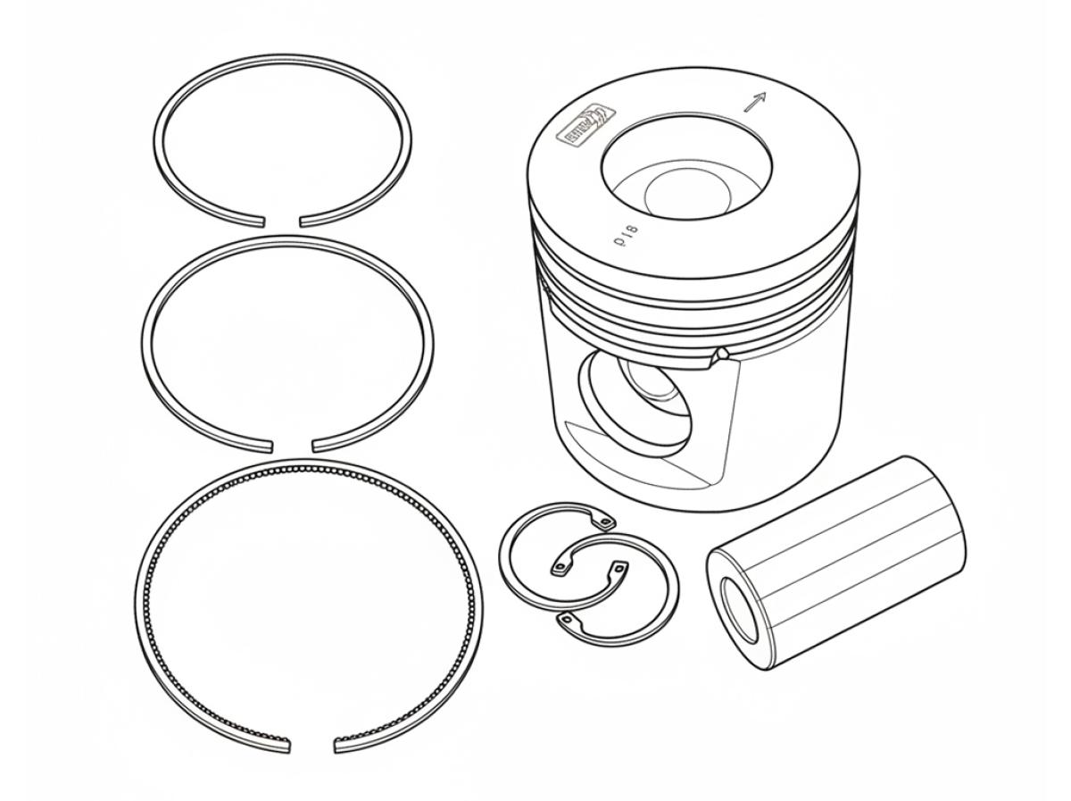 Вкладыши коренные номинал Perkins T427334 (U5MB0033) (оригинал) Вкладыши коренные номинал Perkins T427334 (U5MB0033) (оригинал)