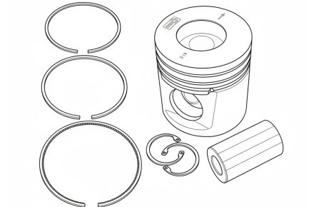 Крышка клапанная Perkins T417516 / T426694 (оригинал)
